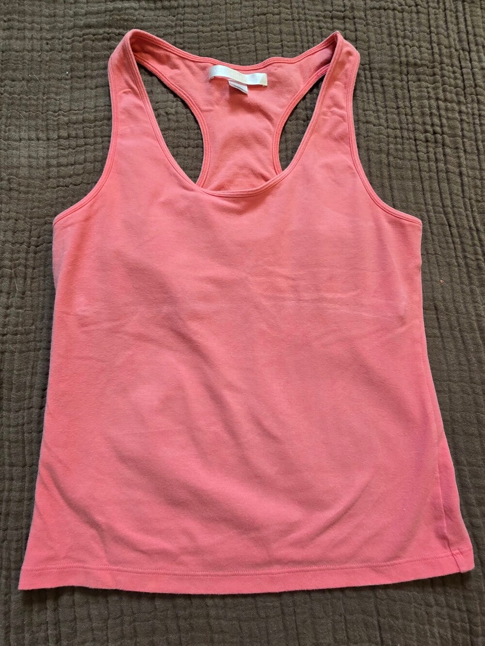Vintage 2003 y2k Victoria's Secret racerback cotton pink tank top